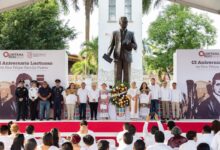 Conmemoran 101 aniversario luctuoso de Don Felipe Carrillo Puerto